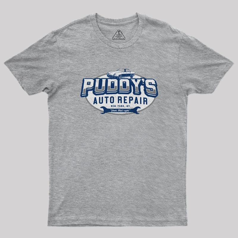 Puddy's Auto Repair Seinfeld Geek T-Shirt