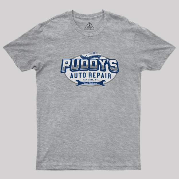 Puddy's Auto Repair Seinfeld Geek T-Shirt