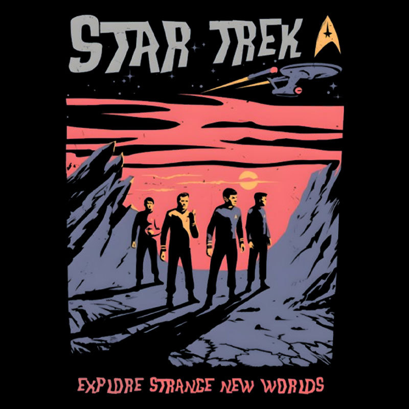 Explore Strange New Worlds Geek T-Shirt