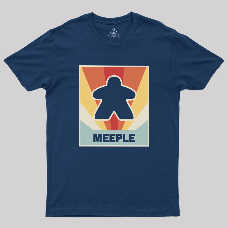 Vintage MEEPLE Boardgame Geek T-Shirt