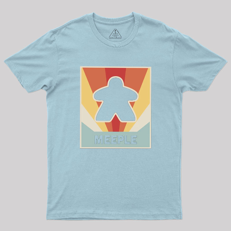 Vintage MEEPLE Boardgame Geek T-Shirt