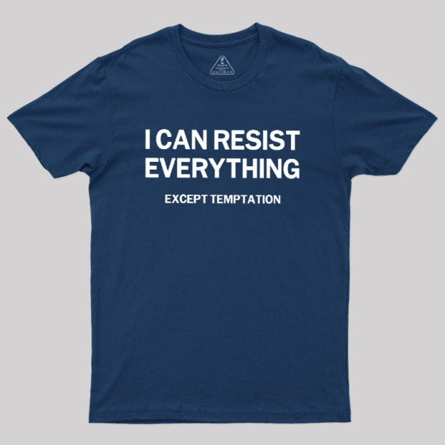 Except Temptation Geek T-Shirt