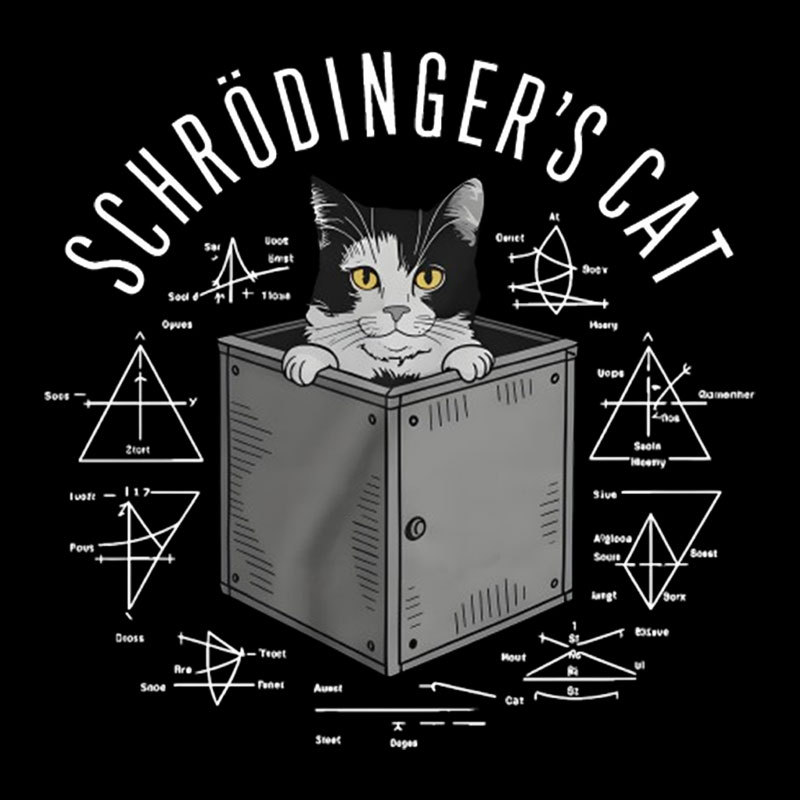 Schrodinger Cat Formulas Geek T-Shirt