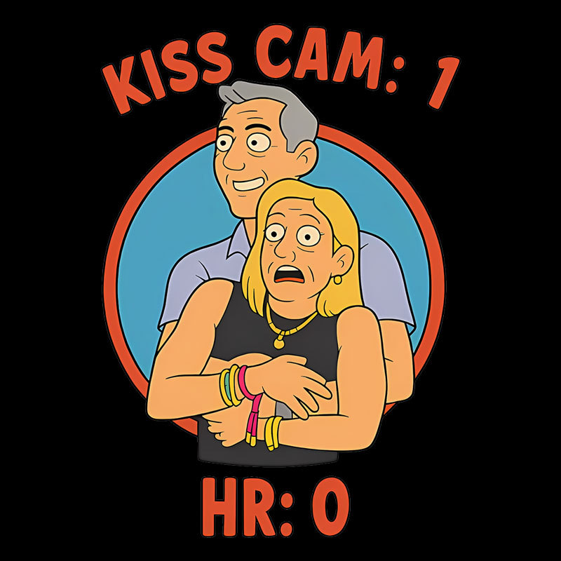 Caught On The Coldplay Kiss Cam Geek T-Shirt