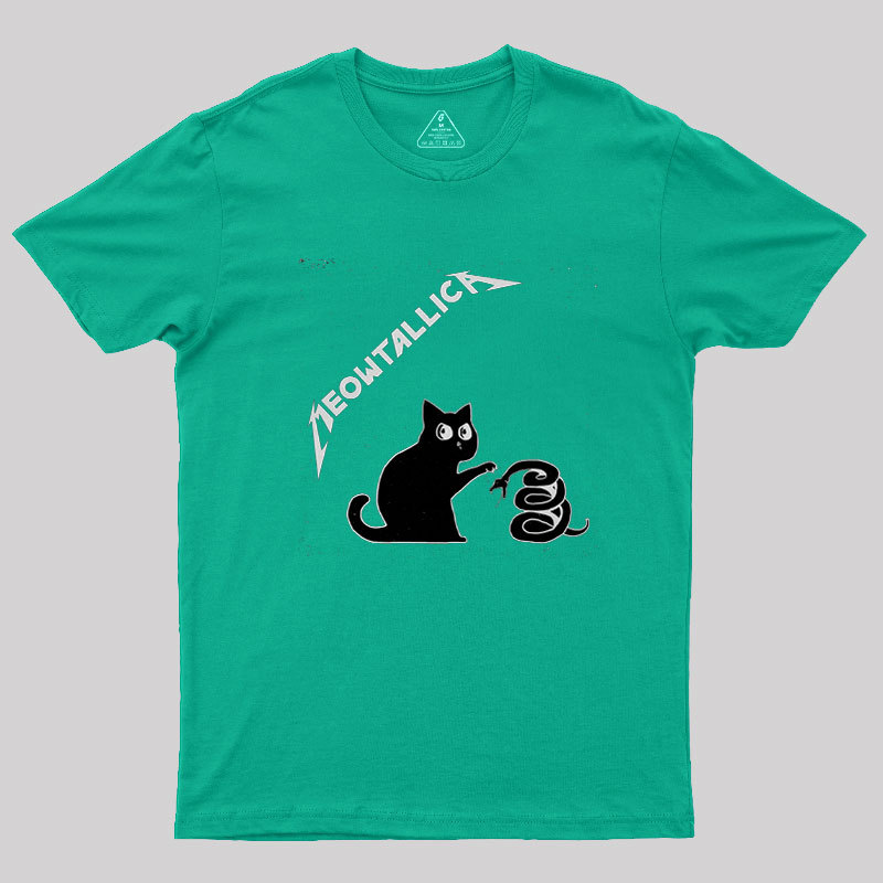 The Black Meow Geek T-Shirt