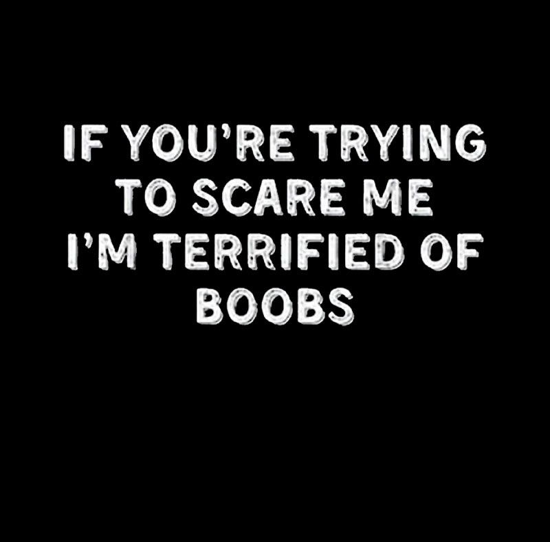 Terrified Humor Geek T-Shirt
