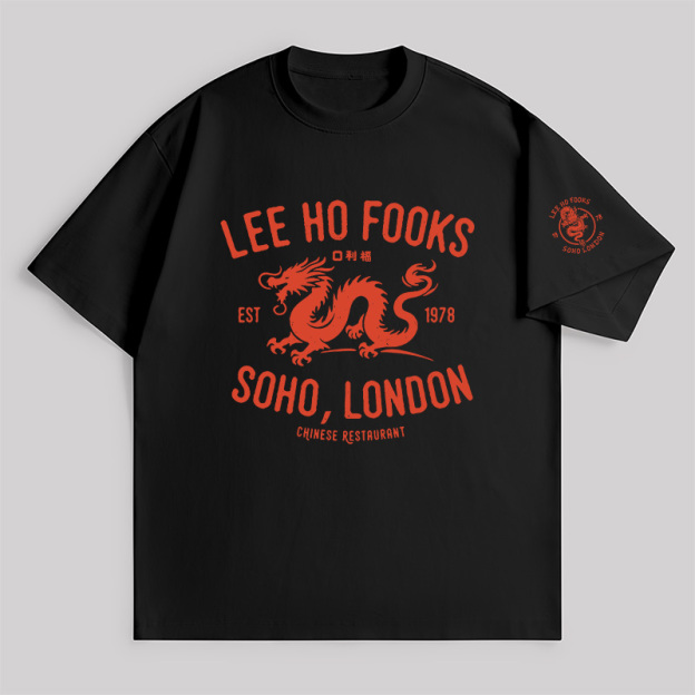 Lee Ho Fooks Vintage Resto Unisex Oversized T-shirt