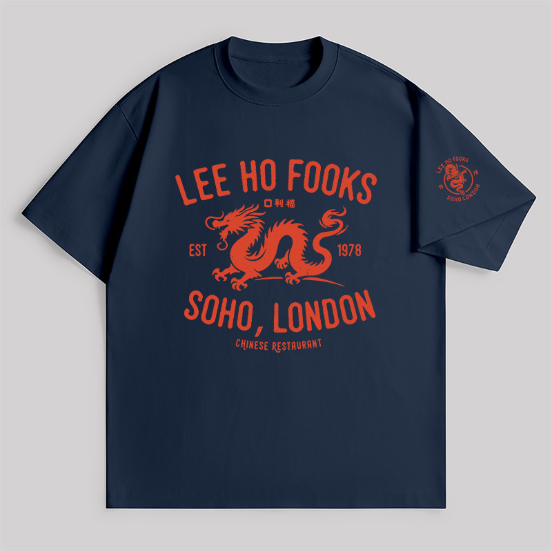 Lee Ho Fooks Vintage Resto Unisex Oversized T-shirt