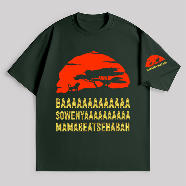 Baaa Sownyaaa Mamabeatsebabah Unisex Oversized T-shirt
