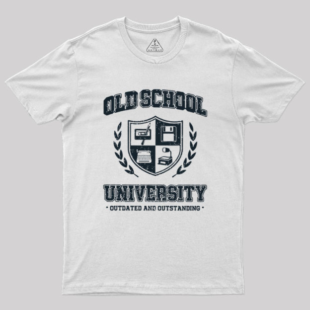 Old School University Geek T-Shirt