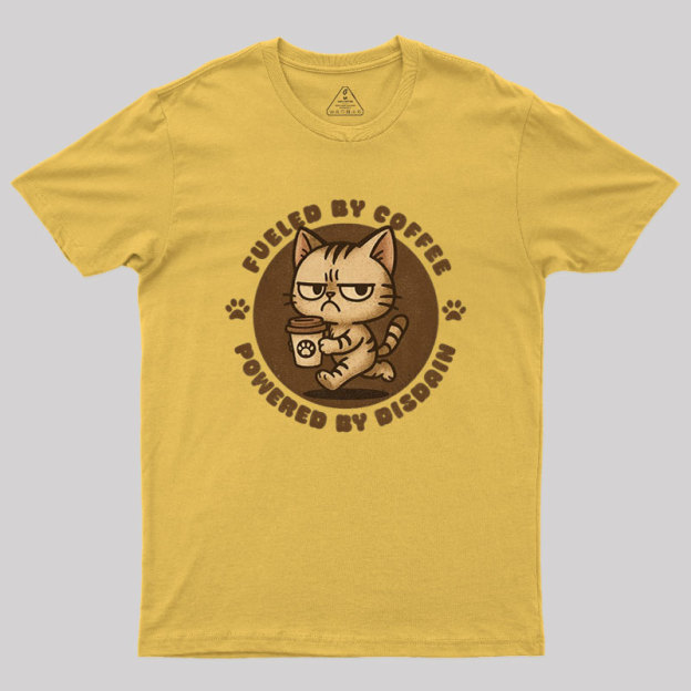 Fueled By Coffee Geek T-Shirt