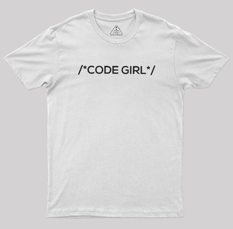 Coder Girl Programmer Geek T-Shirt