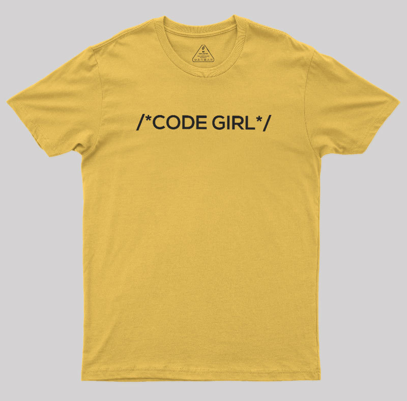 Coder Girl Programmer Geek T-Shirt