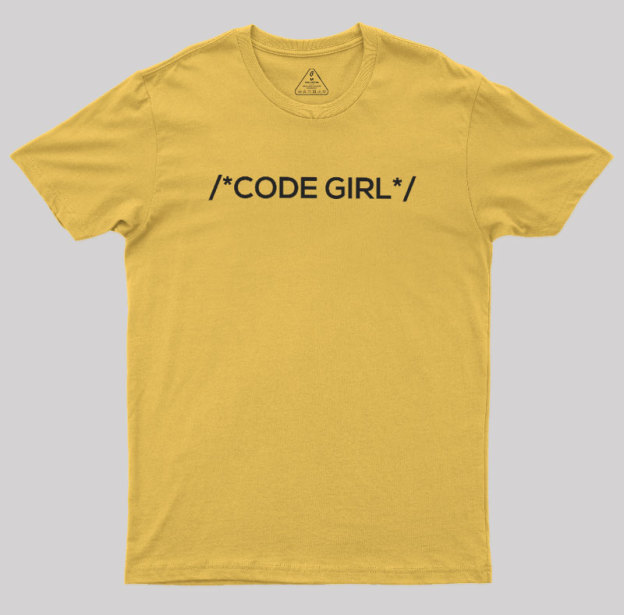 Coder Girl Programmer Geek T-Shirt