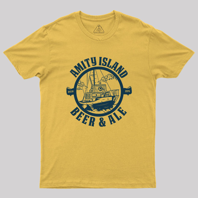 Amity Island Beer Ale Geek T-Shirt