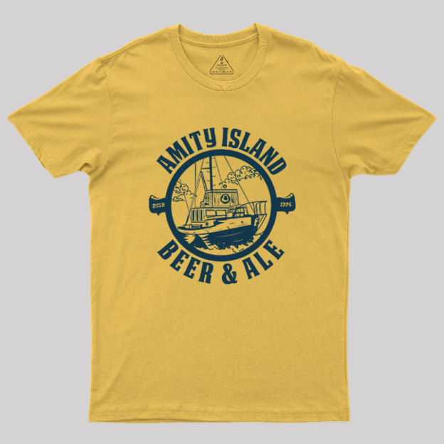Amity Island Beer Ale Geek T-Shirt