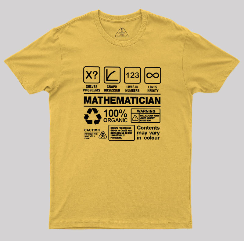 Mathematician Geek T-Shirt