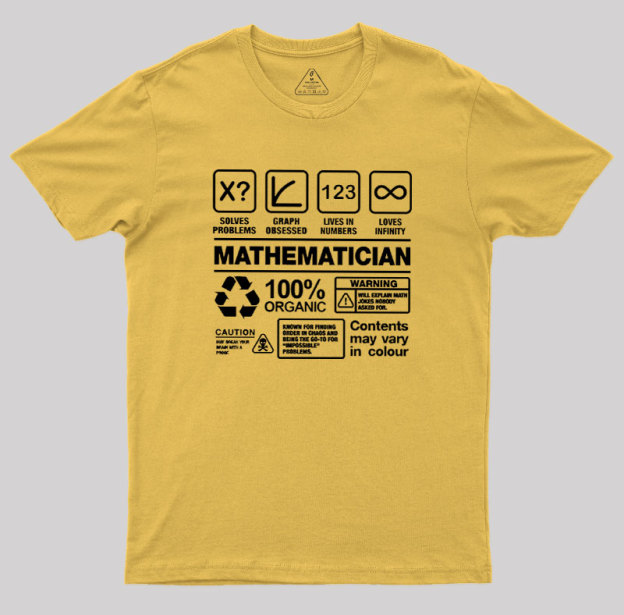 Mathematician Geek T-Shirt