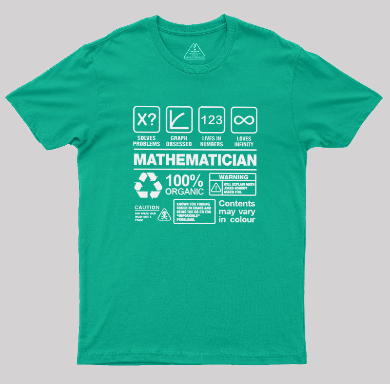 Mathematician Geek T-Shirt
