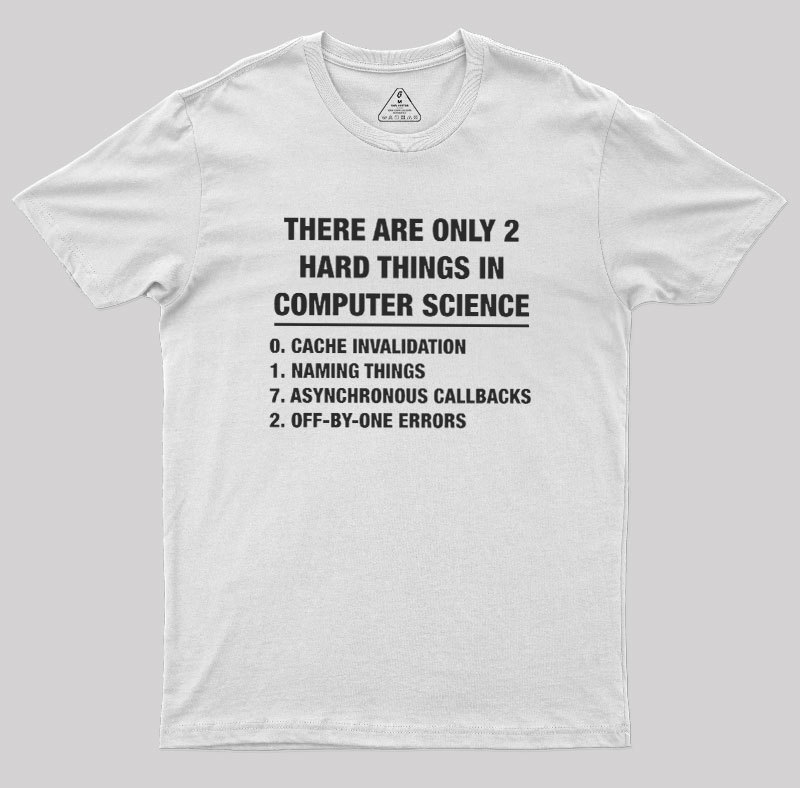 The Two Hard Things Geek T-Shirt