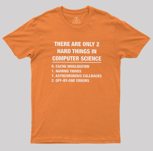 The Two Hard Things Geek T-Shirt