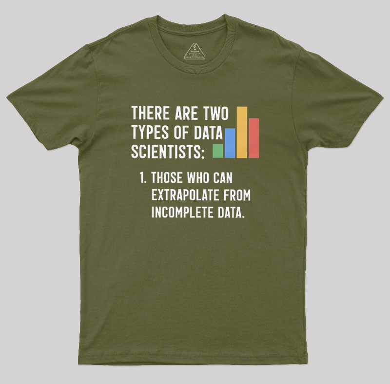 There Are Two Types of Data Scientist Geek T-Shirt