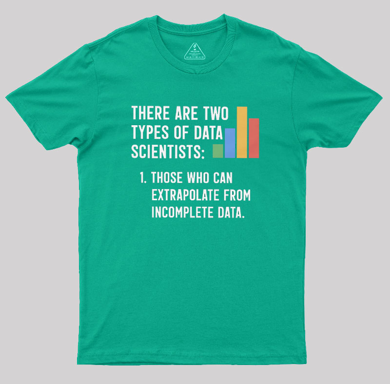 There Are Two Types of Data Scientist Geek T-Shirt