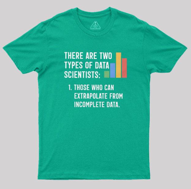 There Are Two Types of Data Scientist Geek T-Shirt