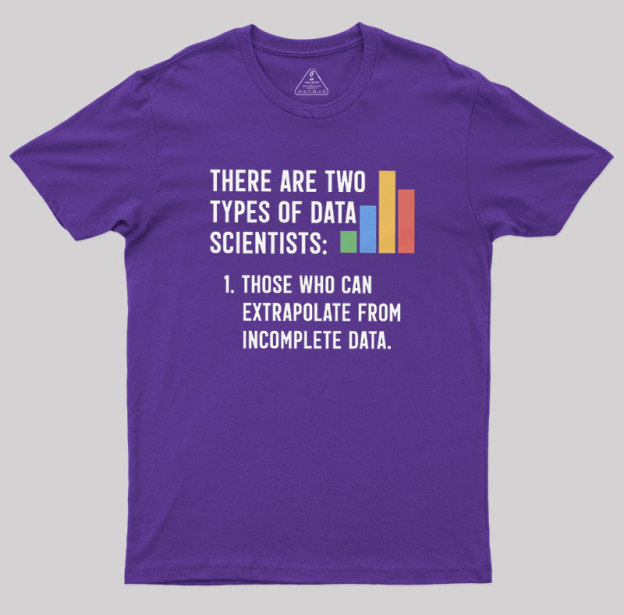 There Are Two Types of Data Scientist Geek T-Shirt