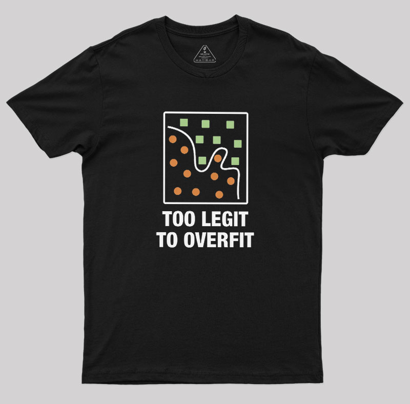 Too Legit to Overfit Geek T-Shirt