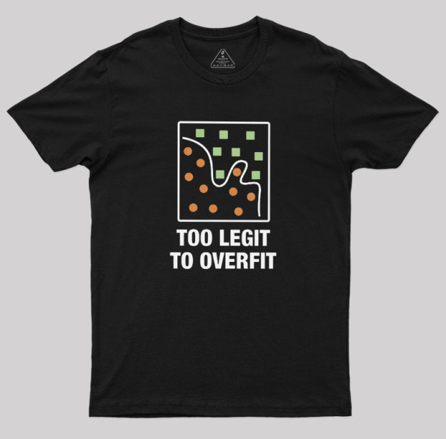Too Legit to Overfit Geek T-Shirt