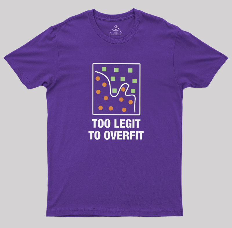 Too Legit to Overfit Geek T-Shirt