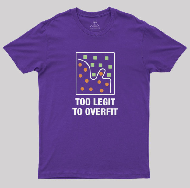 Too Legit to Overfit Geek T-Shirt