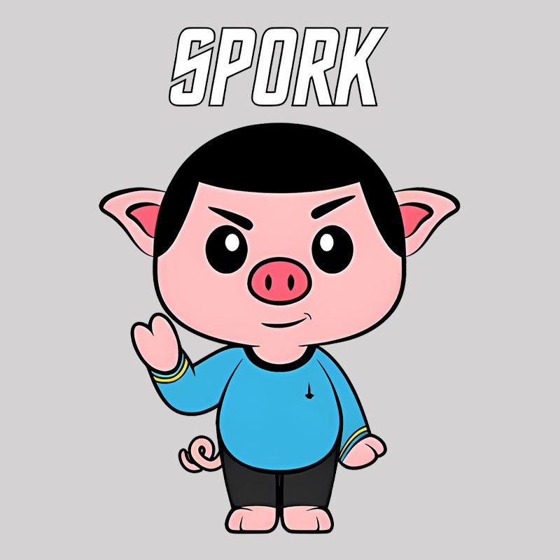 Spork Unisex Geek T-Shirt