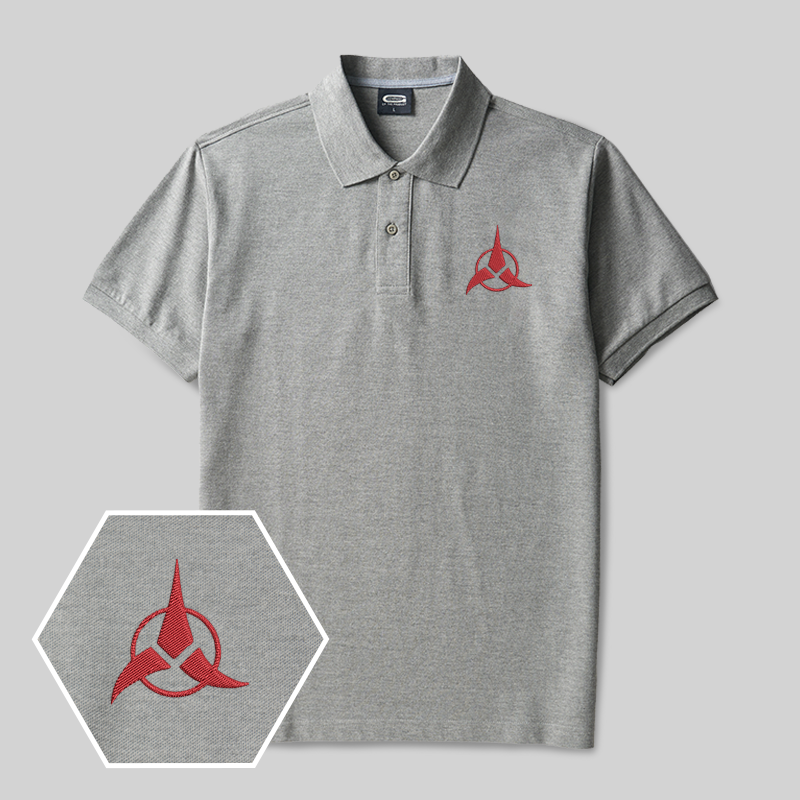 Klingon Honor Geek Embroidered Polo Shirts