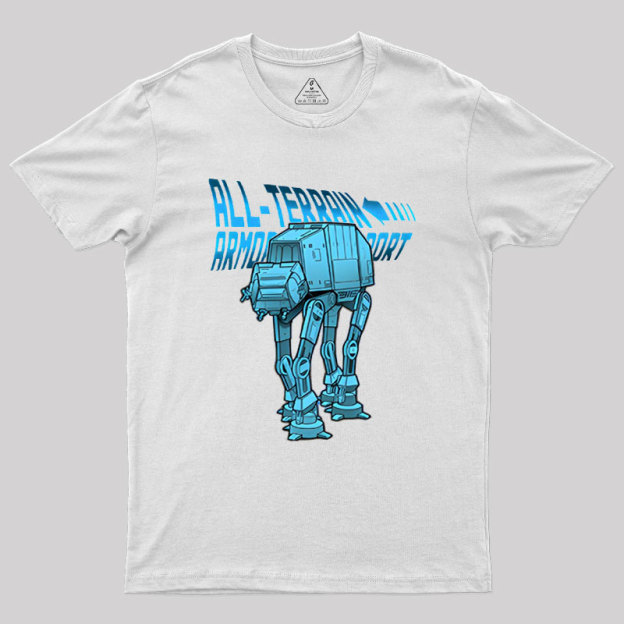 Mega Terrain Mecha Transport Geek T-Shirt