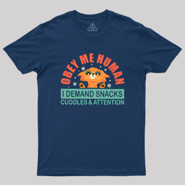 Obay Me Human Geek T-Shirt