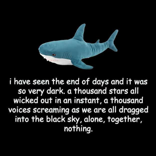 Shark Existentialism Geek T-Shirt