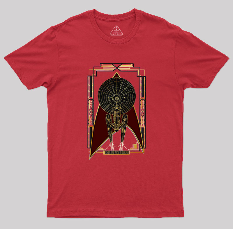 Explore New Worlds Geek T-Shirt