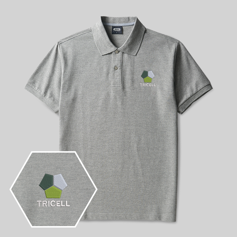 Tricell Geek Embroidered Polo Shirts