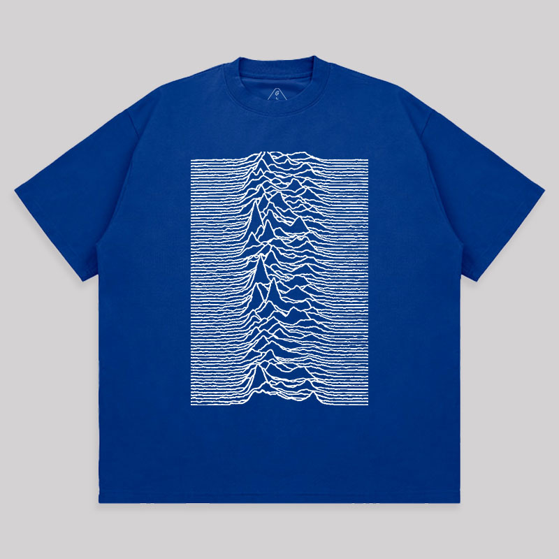 Unknown Pleasures Unisex Oversized T-shirt