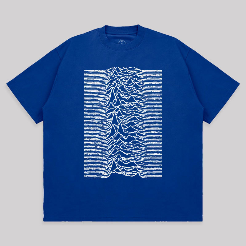 Unknown Pleasures Unisex Oversized T-shirt