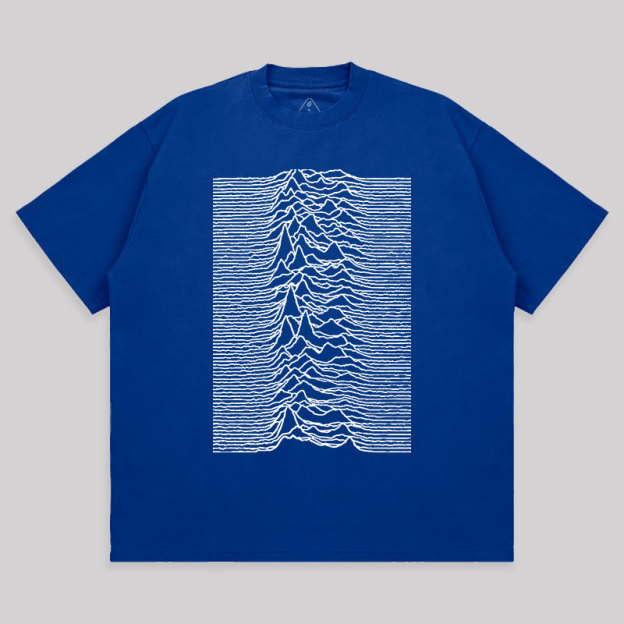 Unknown Pleasures Unisex Oversized T-shirt
