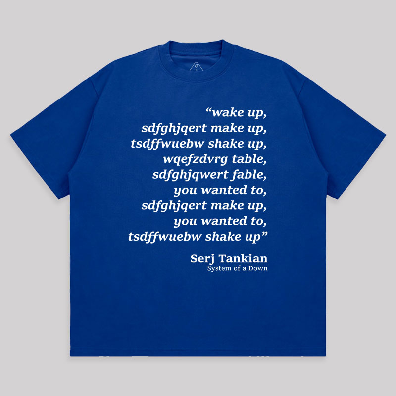 Wake Up Unisex Oversized T-shirt