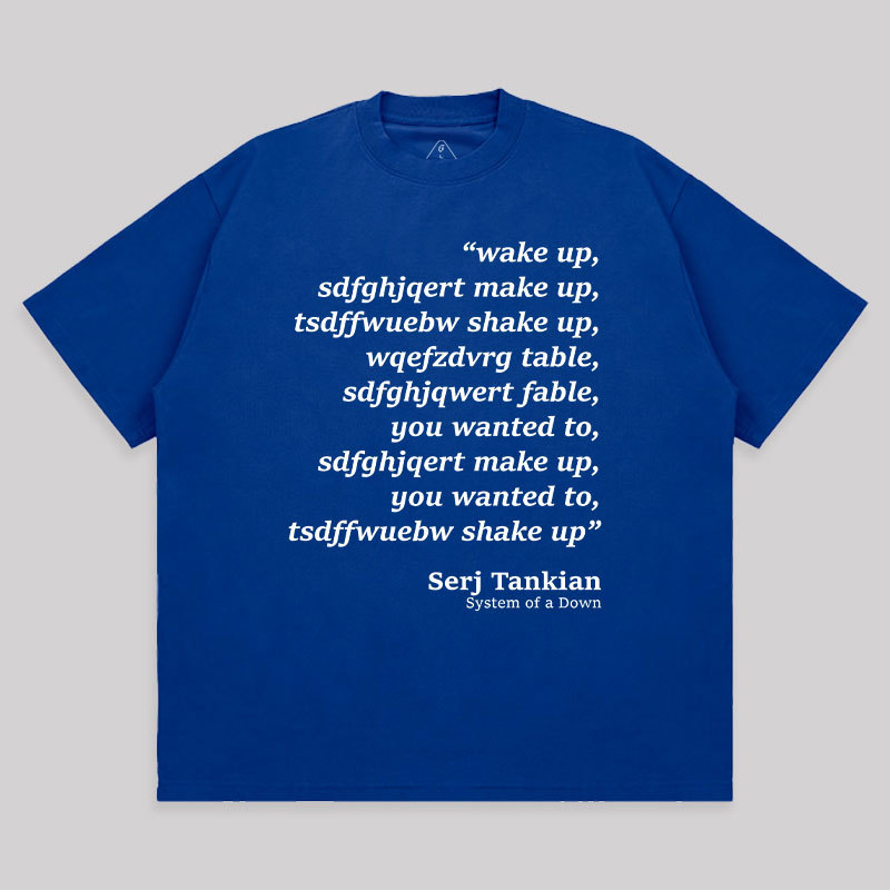 Wake Up Unisex Oversized T-shirt