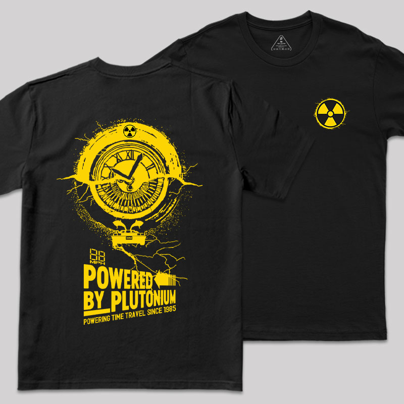 Plutonium Power Front and Back Printing Geek T-Shirt