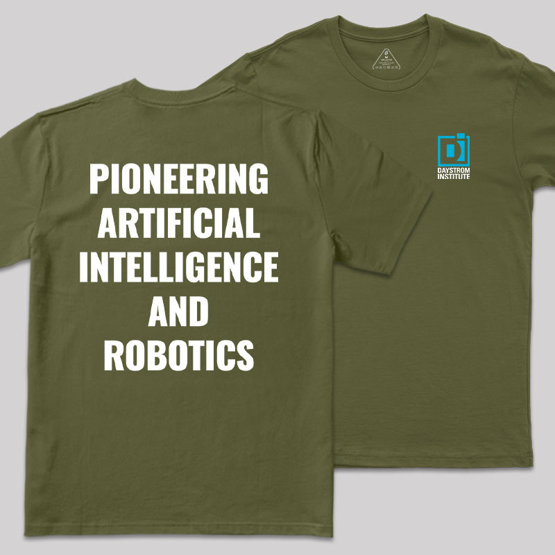 Robotics Revolution Front and Back Printing Geek T-Shirt