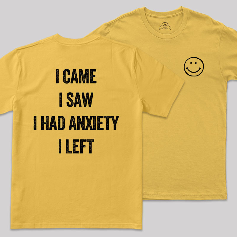 Social Anxiety Chronicles Front and Back Printing Geek T-Shirt