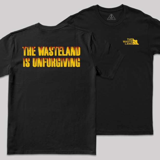 The Wasteland's Wrath Front and Back Printing Geek T-Shirt
