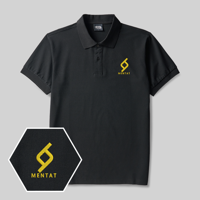 Mentat Geek Embroidered Polo Shirts